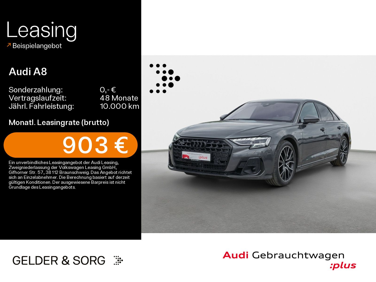 Audi A8 60 TFSIe quattro 59km/WLTP*Air*Massage*HuD