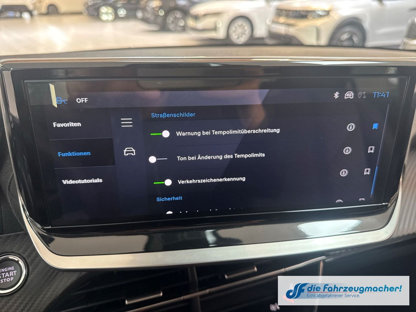Fahrzeugabbildung Peugeot 208 Allure Digitales Cockpit LED Apple CarPlay A