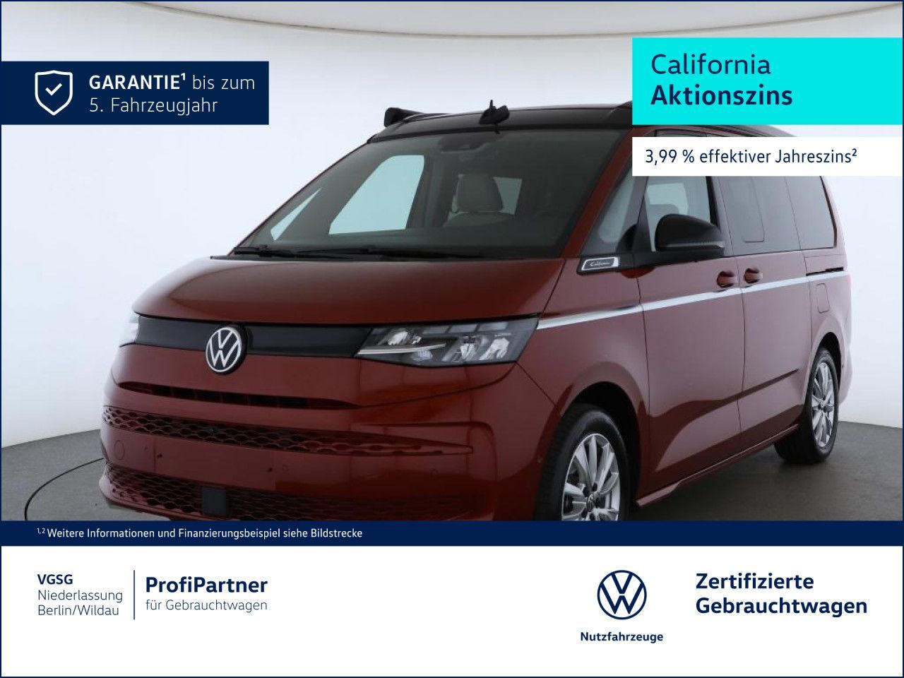 Volkswagen California Beach Camper CamperStandhzg AHK ACC foto 1