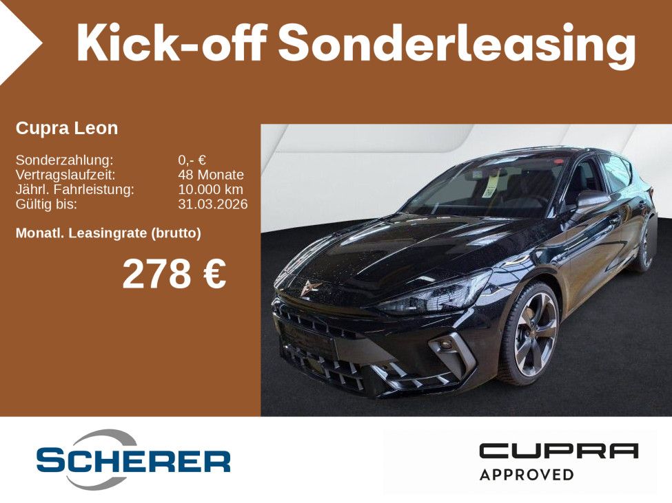 Cupra Leon 2.0 TDI DSG LED NAVI ACC RFK EPH