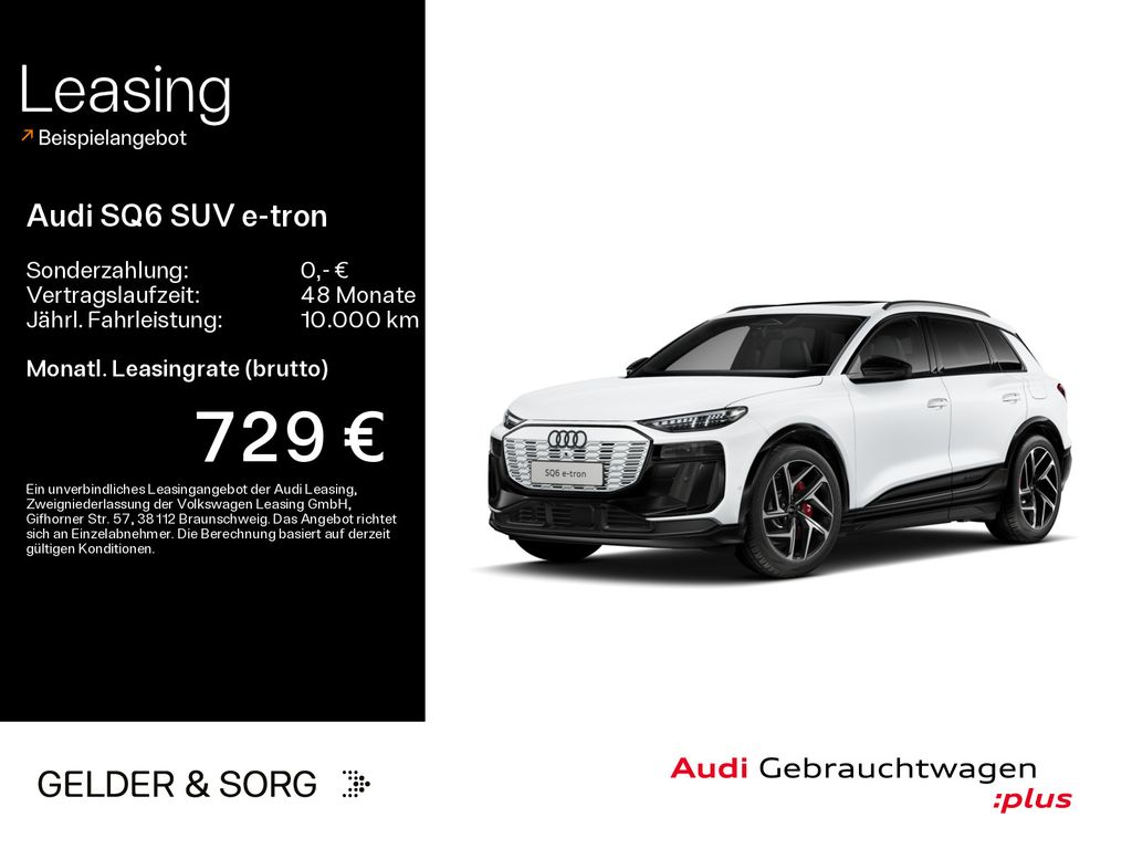 Audi SQ6 SUV e-tron quattro 574km/WLTP*Air*HuD*Pano*