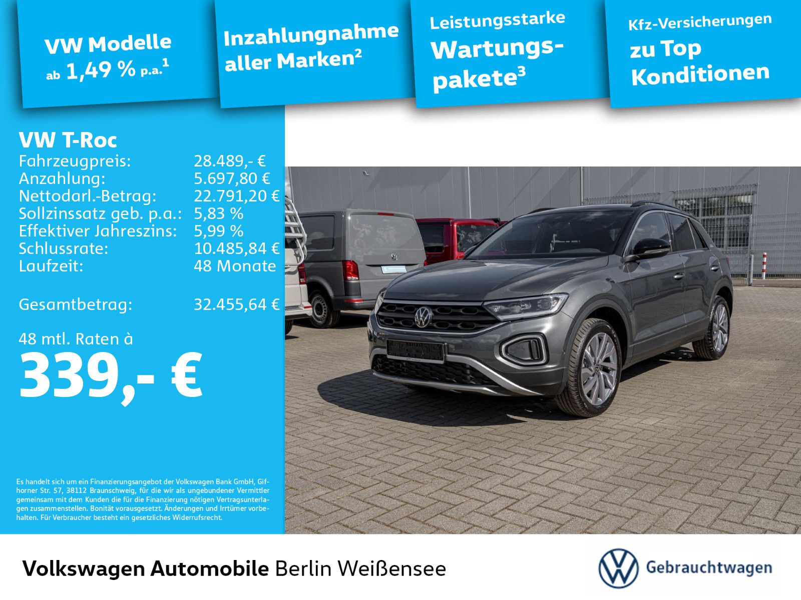 Volkswagen T-Roc 2.0 TDI Goal AHK NAV RFK LED IQ.DRIVE ACC foto 2