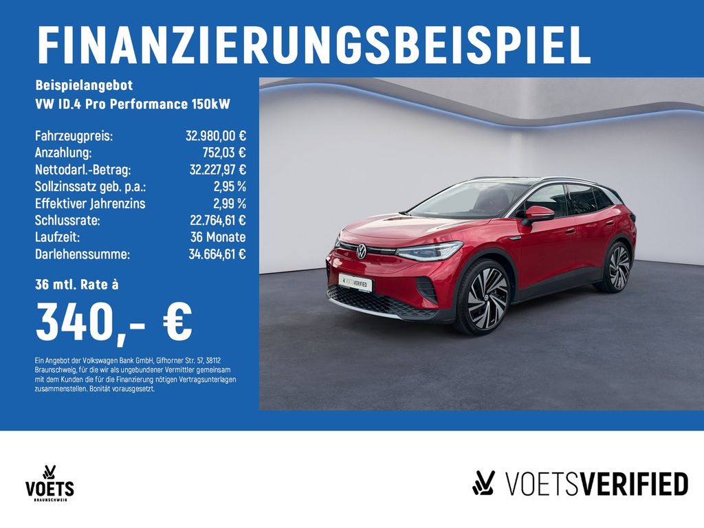 Volkswagen ID.4 Pro Performance 150kW MATRIX_LED+AreaView