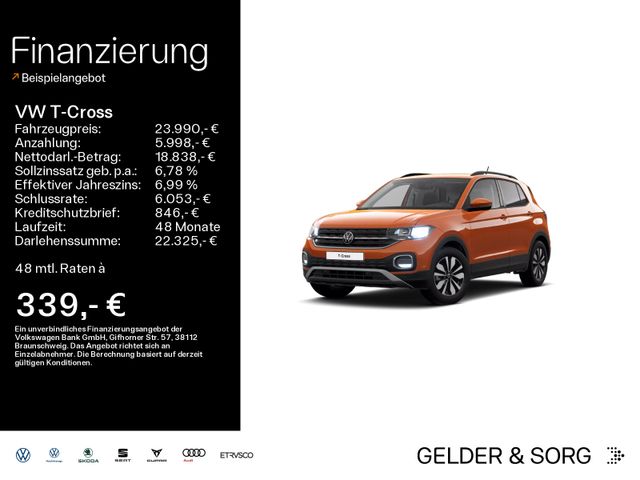 Volkswagen T-Cross Life Move 1.0 TSI Navi*AHK*Digital*ACC