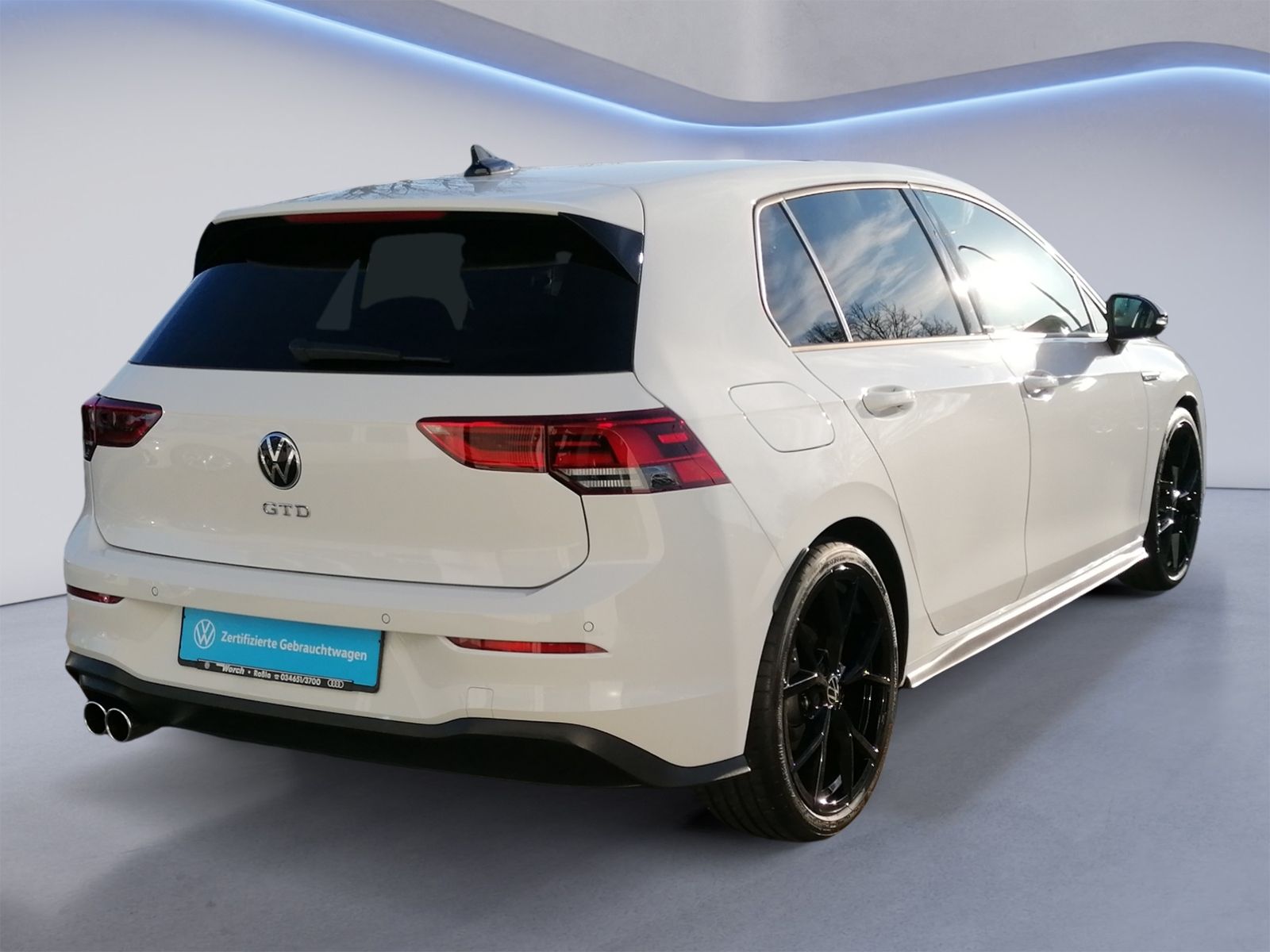 Golf VIII GTD 2.0 TDI DSG PANO+HARMAN+19"ALU