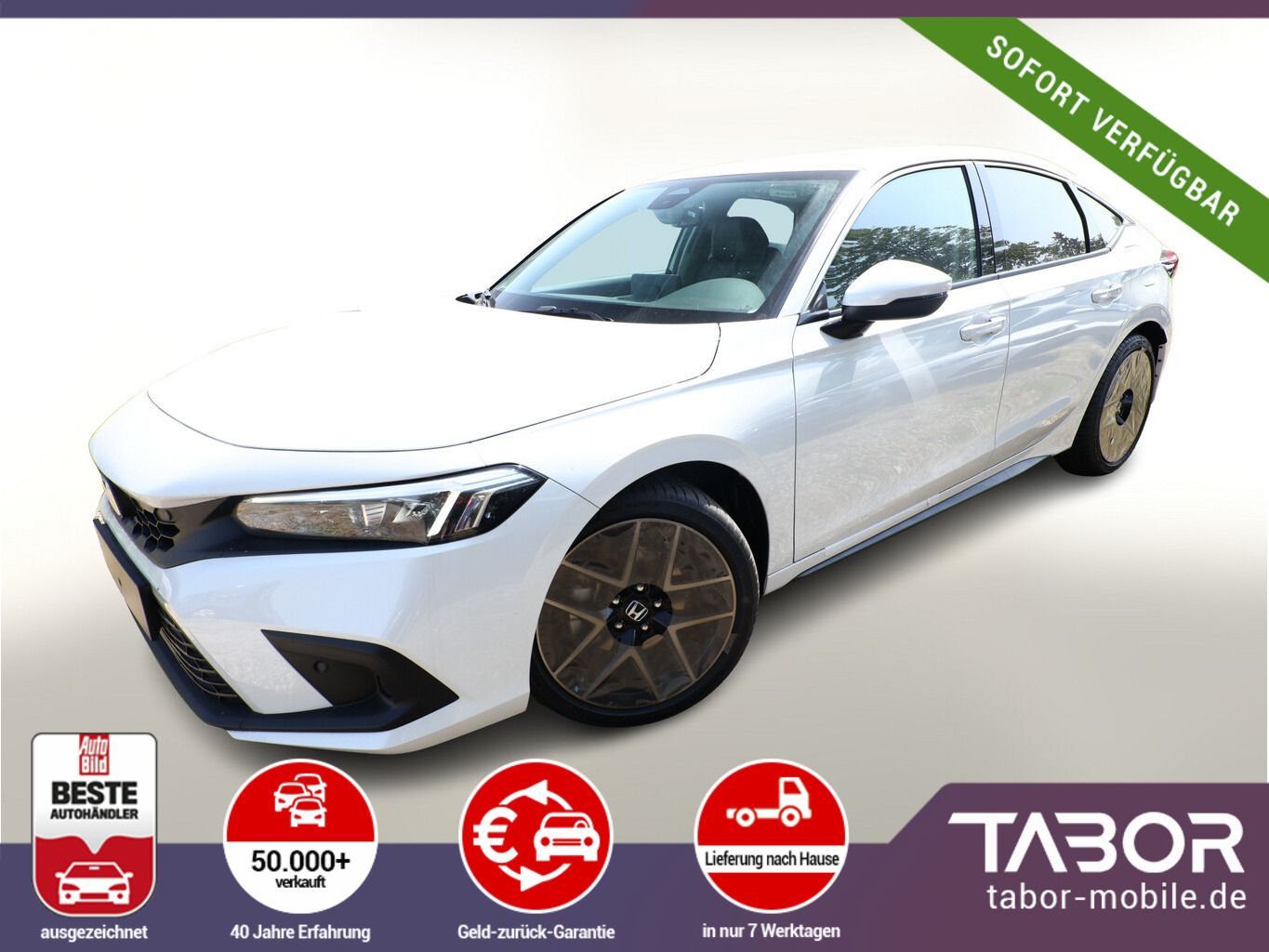 Honda Civic 184 CVT Advance Nav Leder Pano Bose SHZ