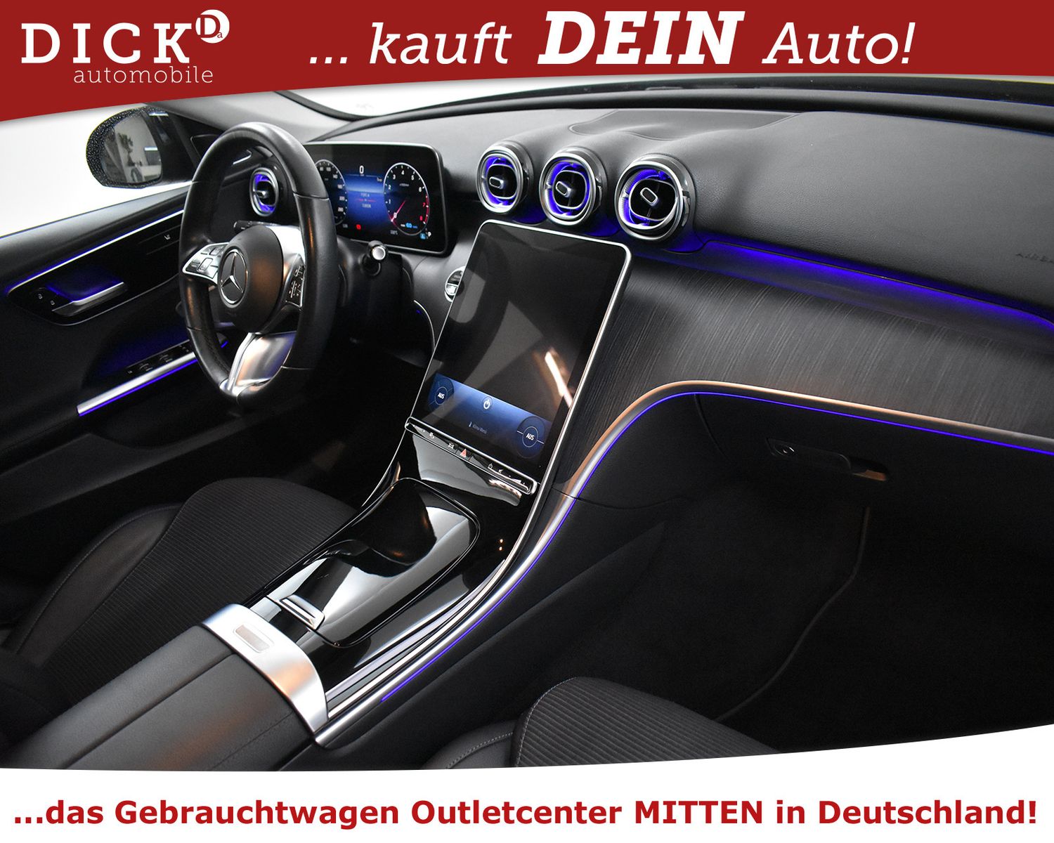 MERCEDES-BENZ C300 CGI 9G 2X Avantg NIGHT+BURMES+360+WIDES+ACC - Image 12