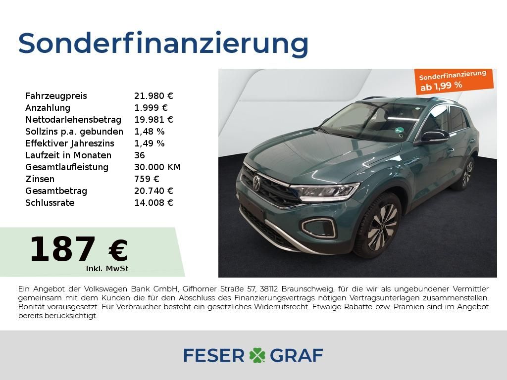 T-Roc GOAL 1.0 TSI ACC BLIS Navi SHZ LED PDC