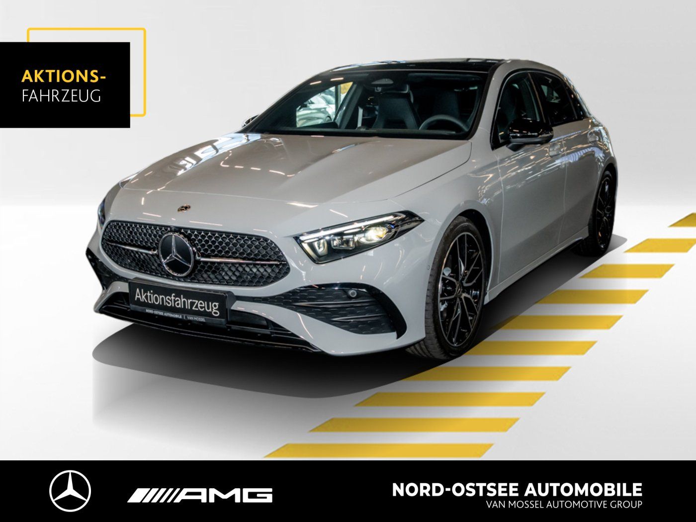 Mercedes-Benz A 200 d AMG NIGHT PANO AHK DISTRONIC 360°