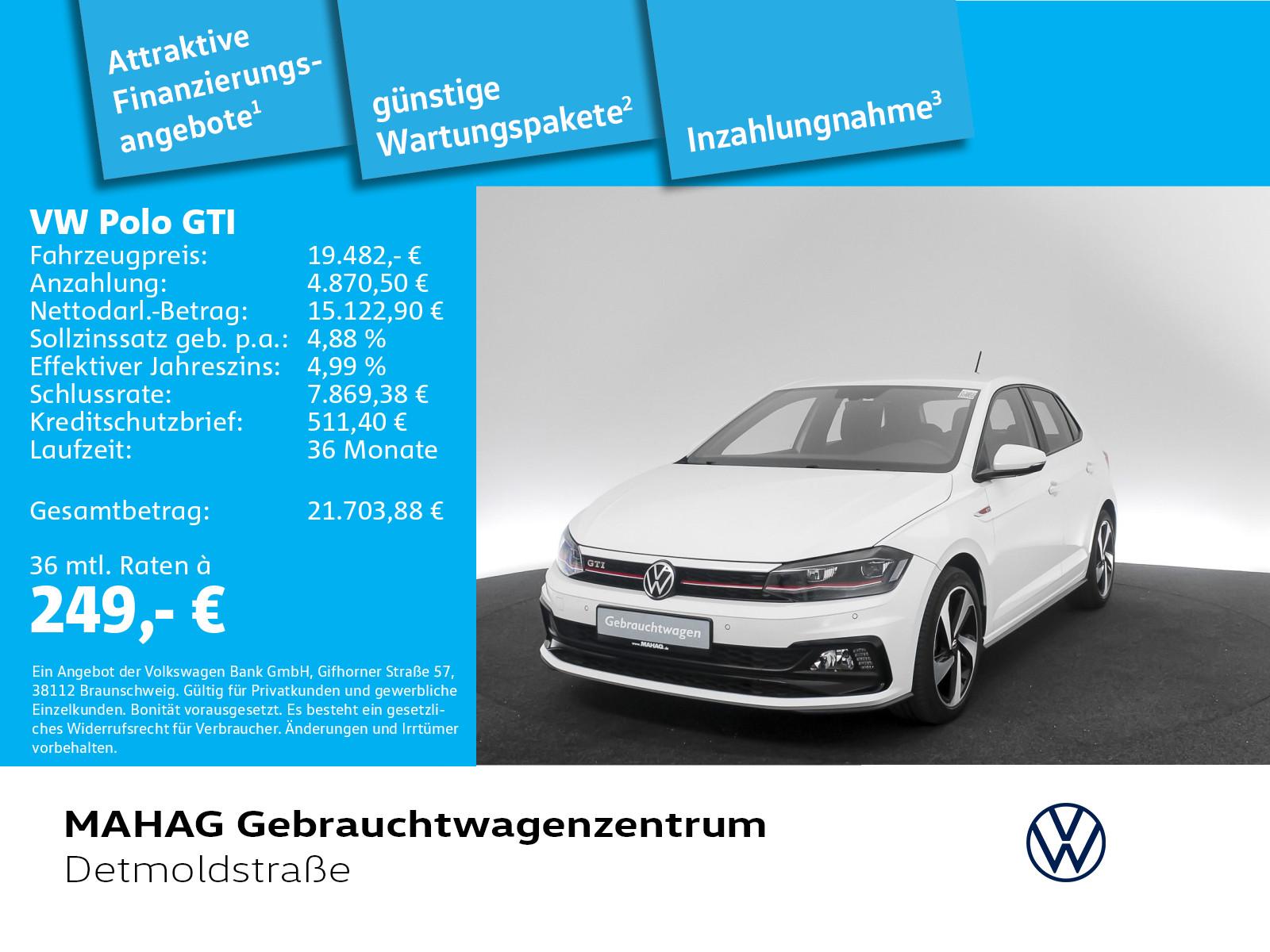 Volkswagen Polo GTI 2.0 TSI LED ParkPilot Sportfwk Sitzhz D