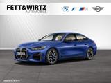 BMW i4 M50 Gran Coupé Stop&Go|Parkass.|HiFi|LC+ - mit Elektro-Antrieb: Coupe, Blau, Vollleder