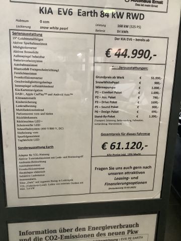 Kia EV6 84-kWh Earth