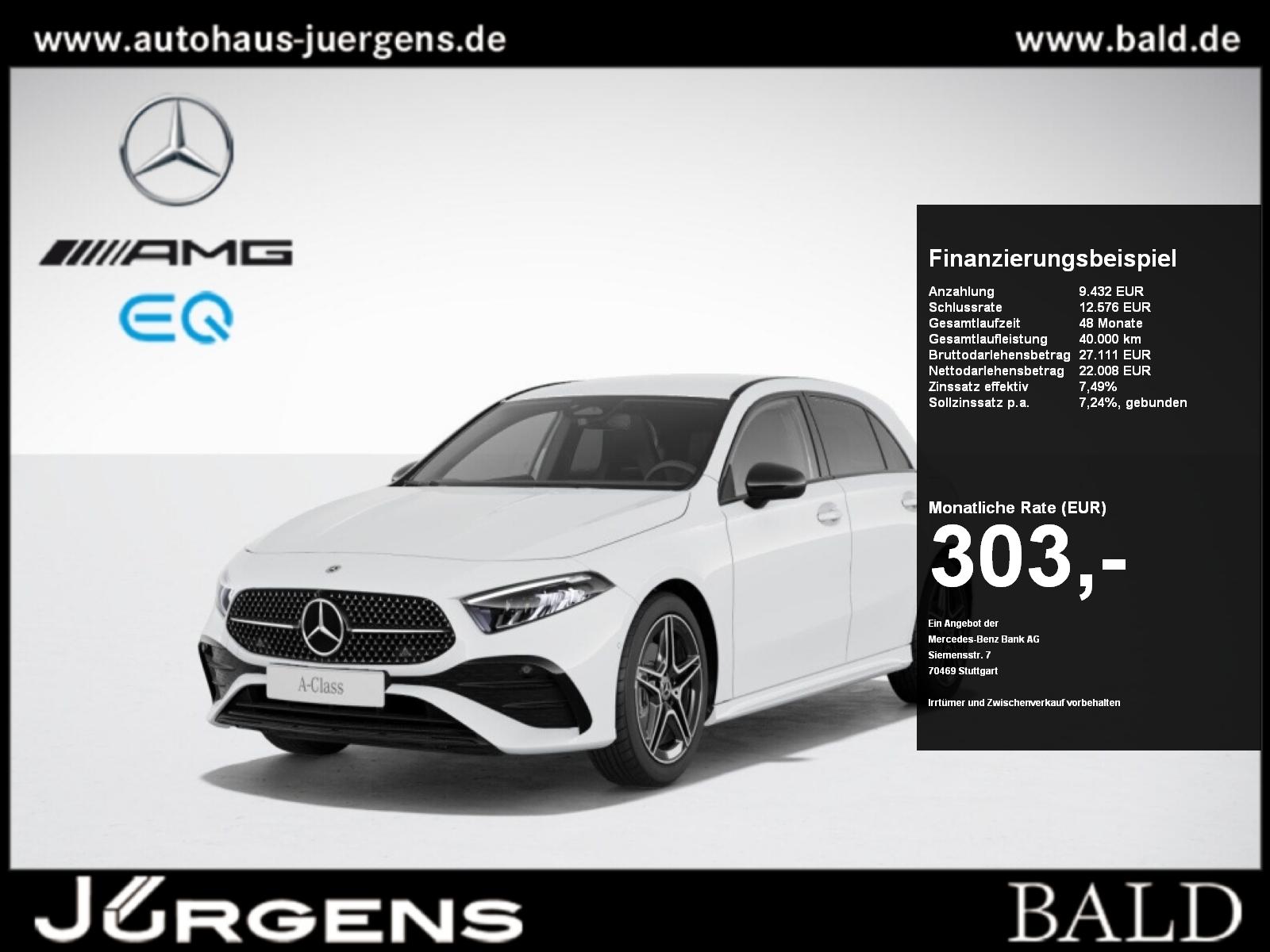 Mercedes-Benz A 180 AMG-Sport/LED/Cam/Night/Winter/SHZ/18'