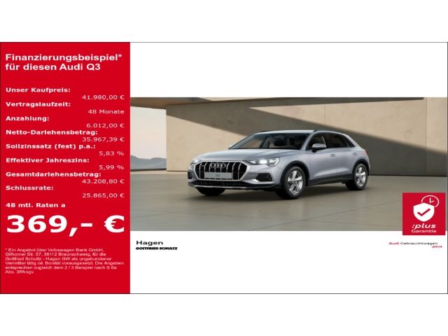 Audi Q3 40 TDI qu. S-tronic LED NAV AHK KAMERA advanc