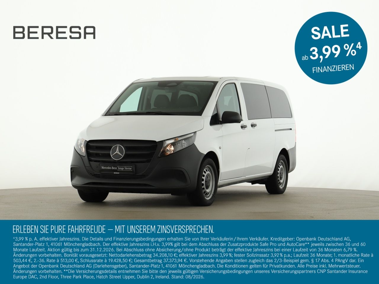 Mercedes-Benz Vito 114 CDI Tourer Lang 9 Sitzer Kamera
