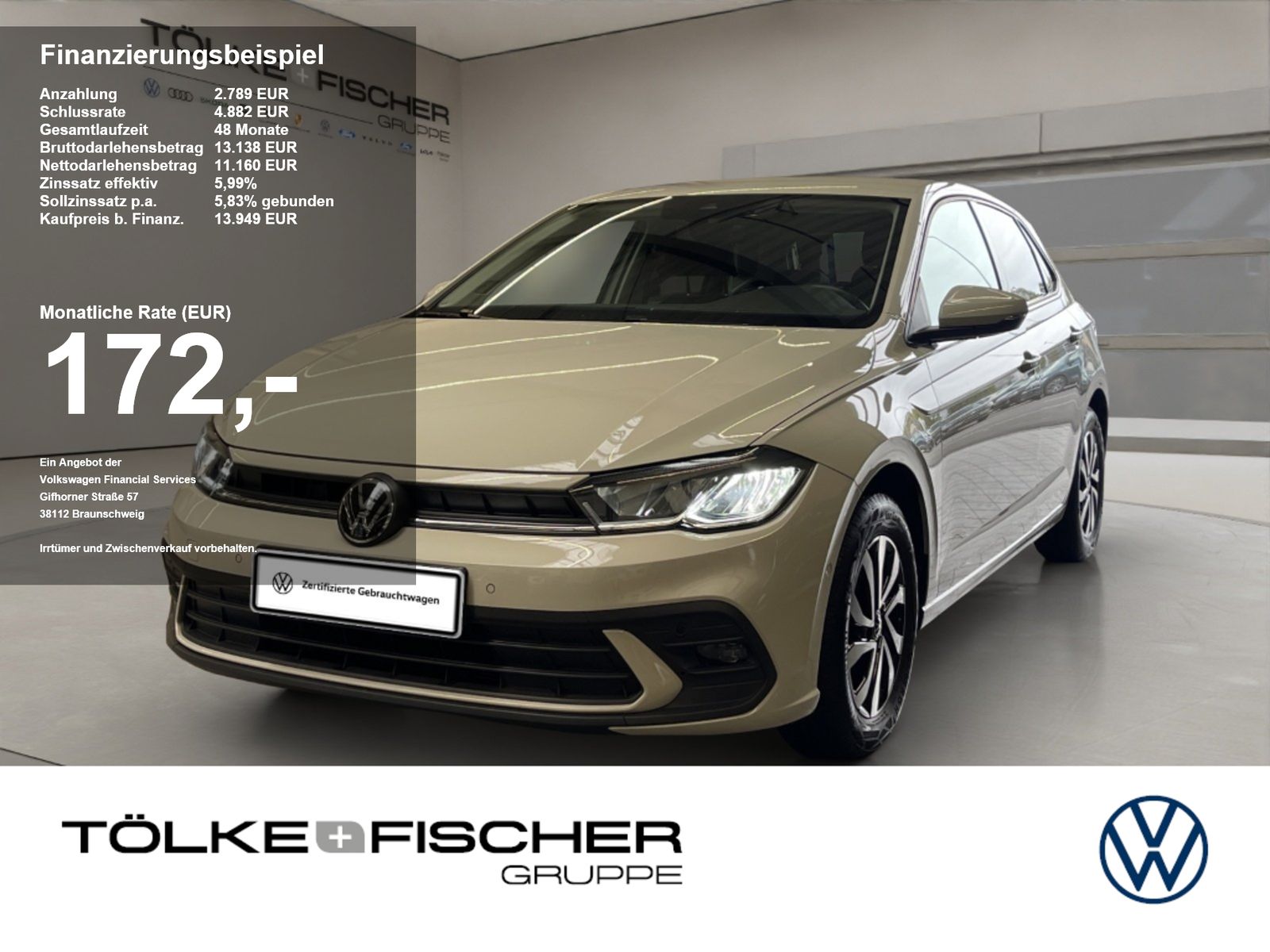 Volkswagen Polo VI 1.0 TSI Life ACC Kam. Navi Virtual LED