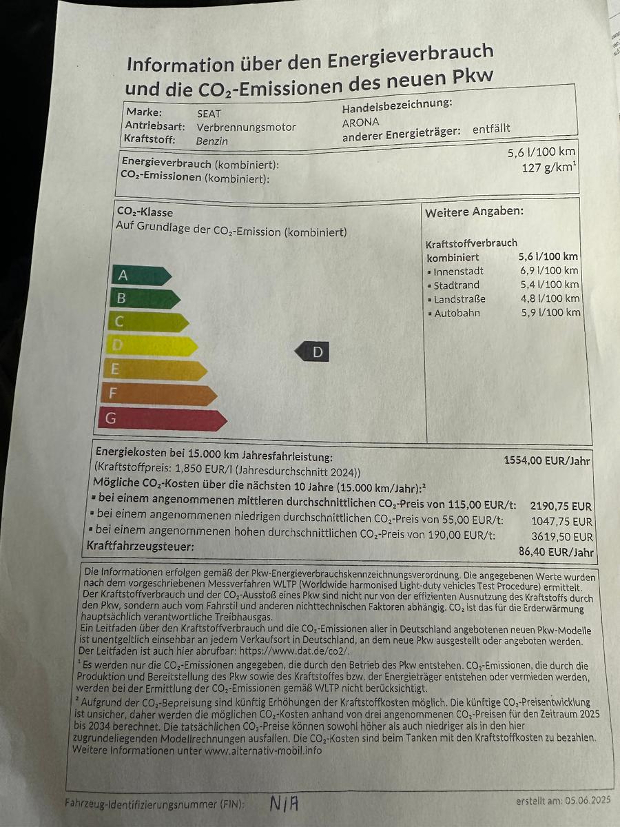 Seat Arona Style / LED / Kamera/PDC/Full Link