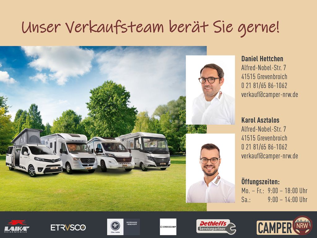 Crosscamp Opel Camper Van Flex 541 Schlafdach+AHK+Markise