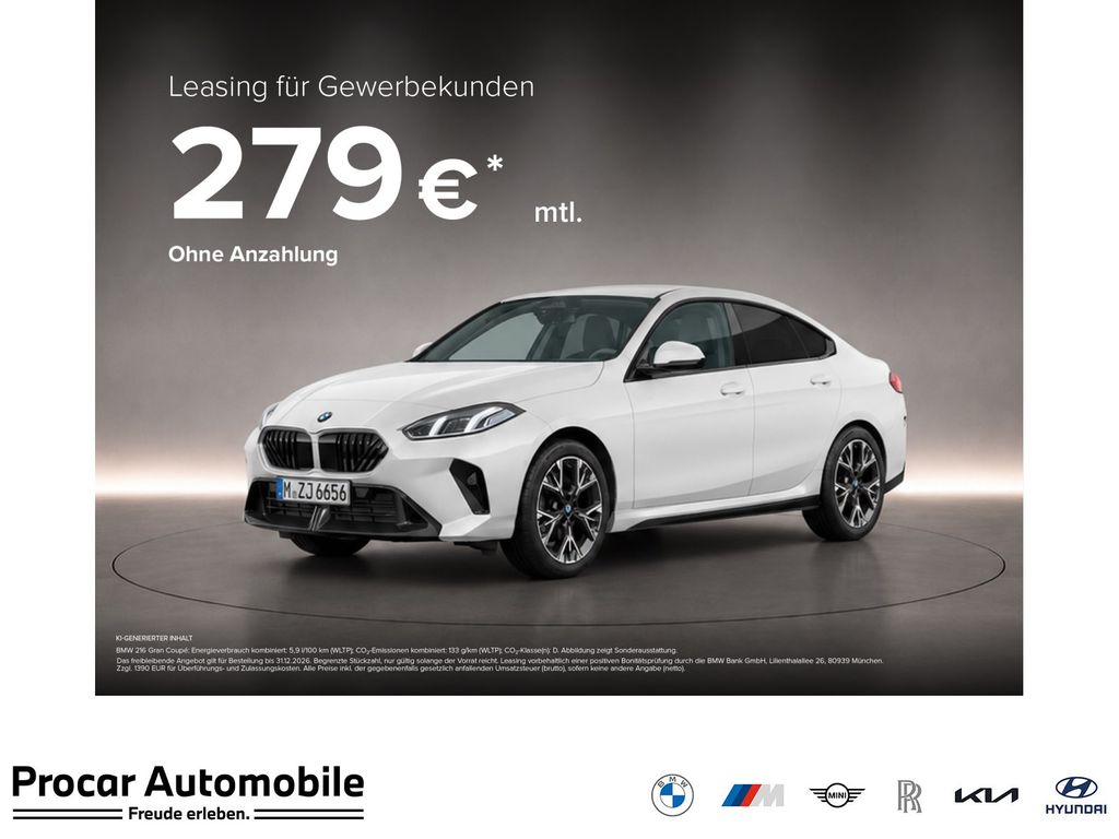 BMW 216 RFK NAVI LED PDC V+H DAB Parkass. Tempomat