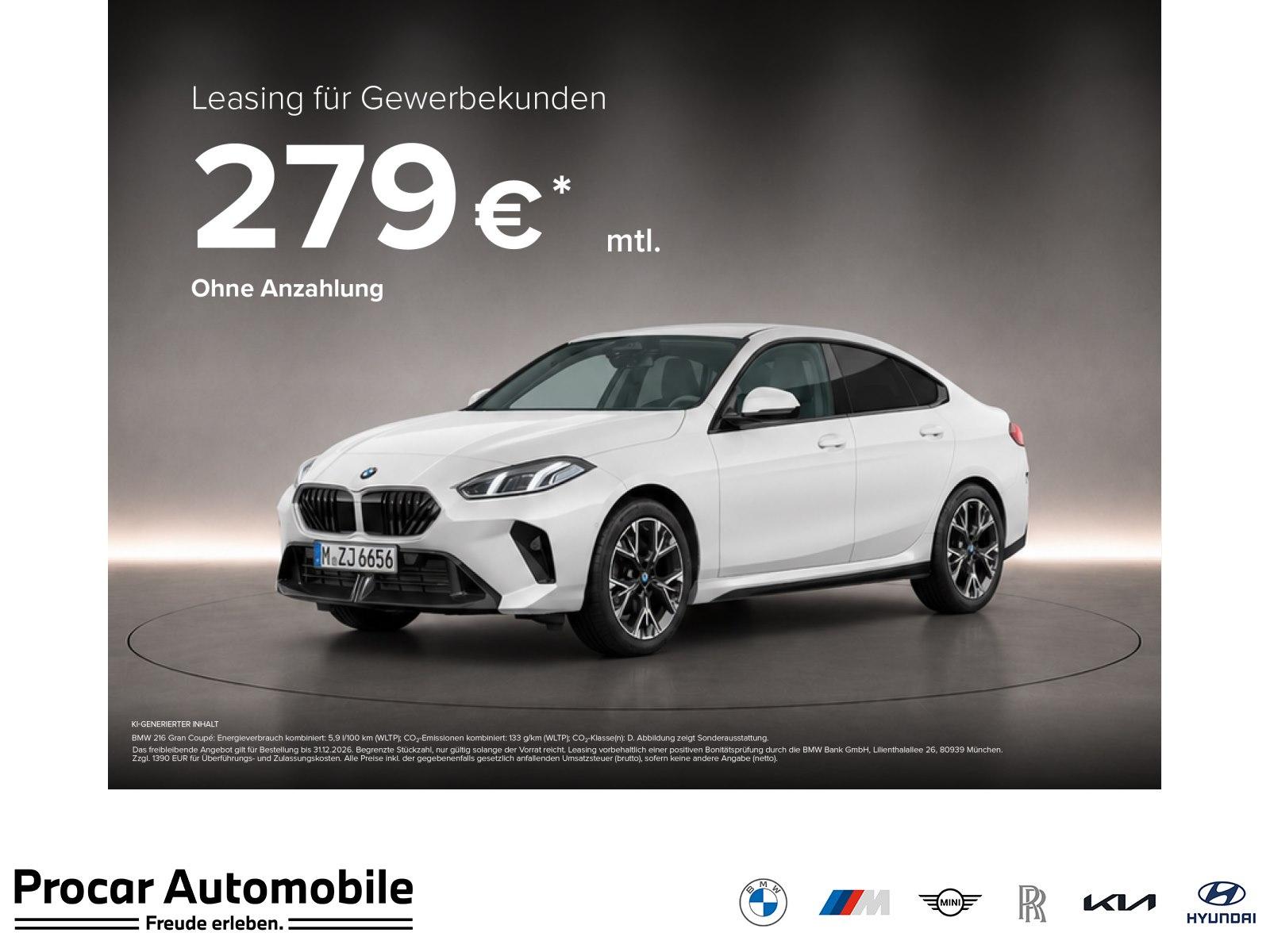 BMW 216 RFK NAVI LED PDC V+H DAB Parkass. Tempomat