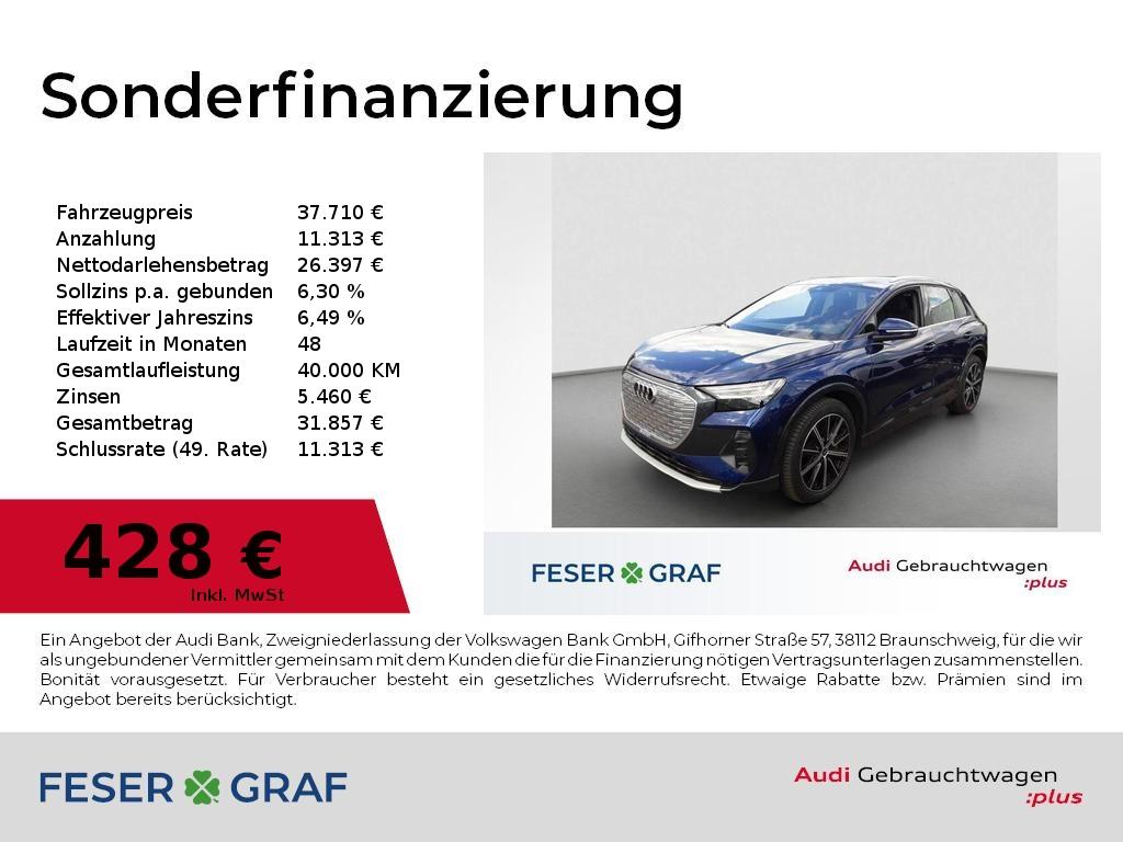 Audi Q4 45 e-tron qu. Matrix/Leder/HuD/ACC/20 Zoll