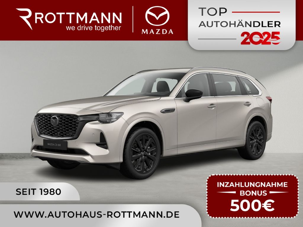 Mazda CX-80 D254ps Aut. AWD Homura 6sitz Leder-Braun