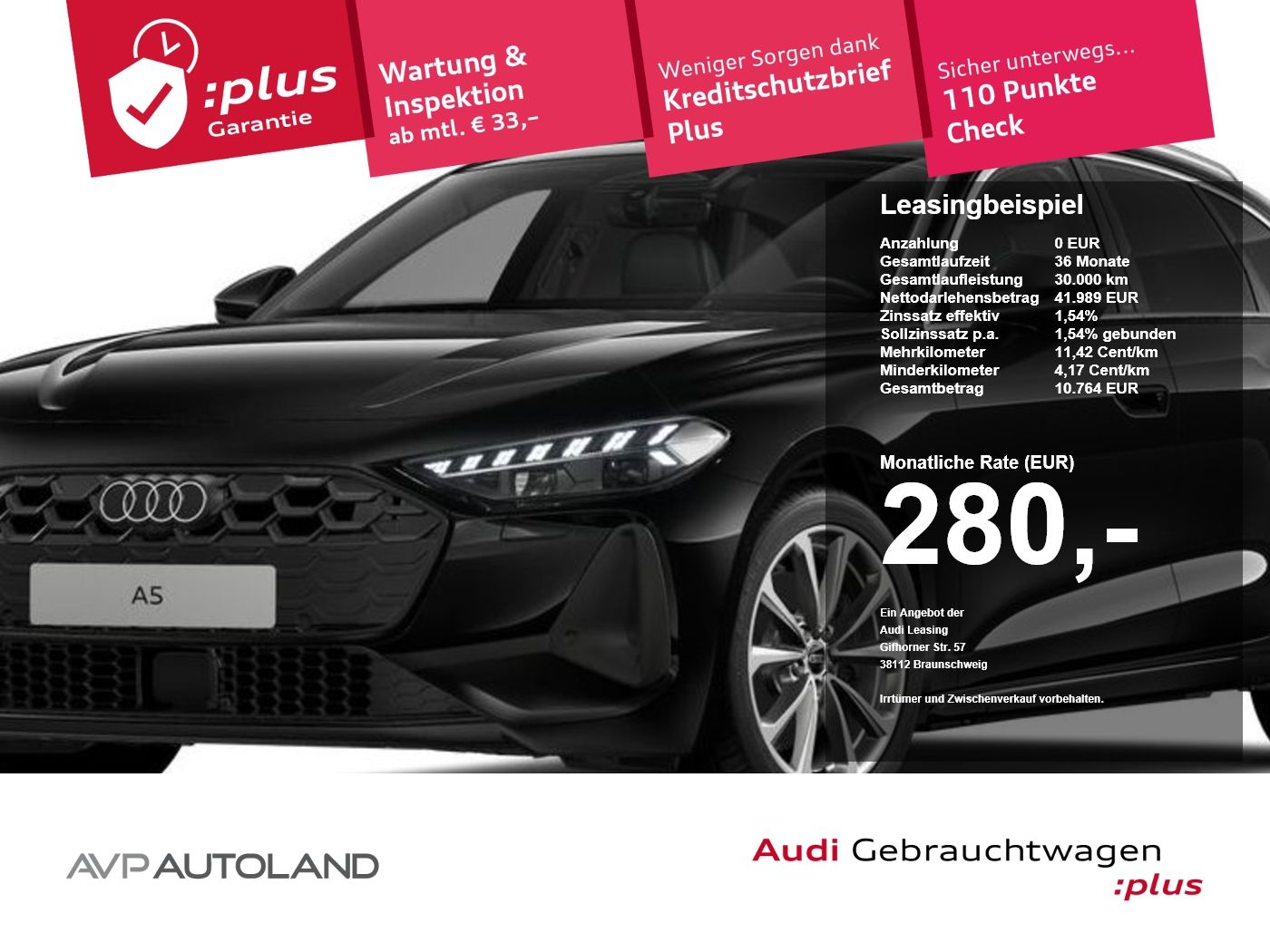 Audi A5 Avant TFSI S tronic Kamera+ Winterreifen