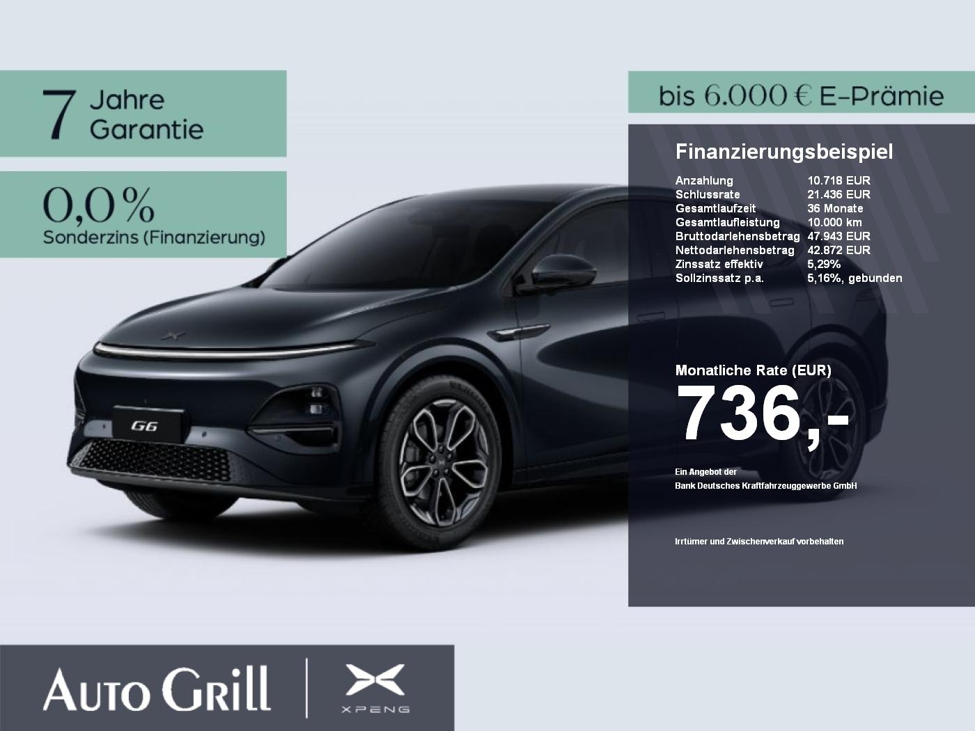 XPENG G6 2025 AWD Performance AHK CarPlay 360Kam ACC