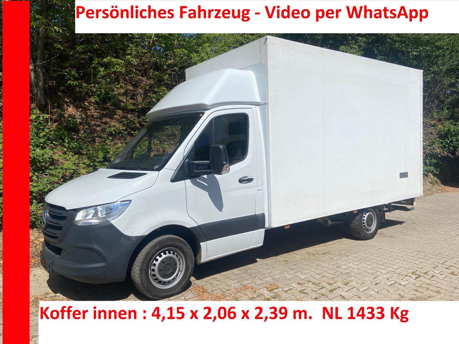 Mercedes-Benz Sprinter 314, Klima, Nutzlast 1433 kg, Euro 6 D