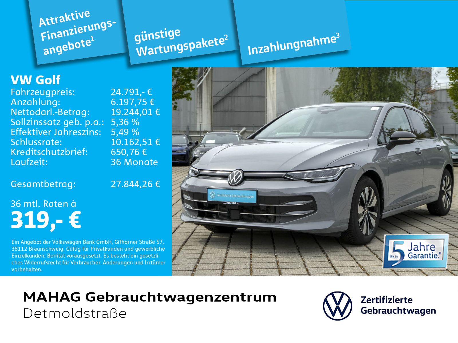 Volkswagen Golf VIII GOAL 1.5 eTSI LED ParkPilot RearView A foto 2