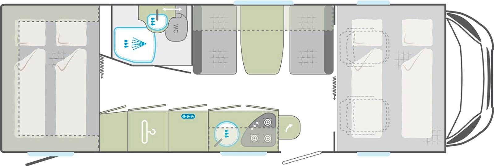 Weinsberg CaraHome 700 DG /Markise/Fahrradträger