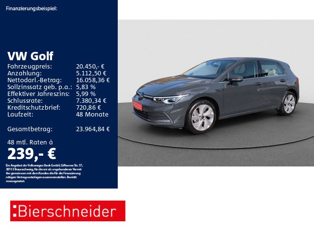 Golf 8 1.5 eTSI DSG Style LED+ ACC ERGOACTIVE