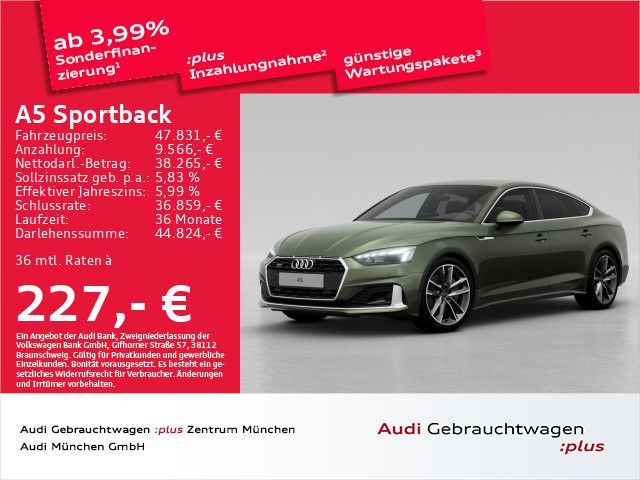 Audi A5 Sportback 45 TFSI qu. S tronic S line Virtual