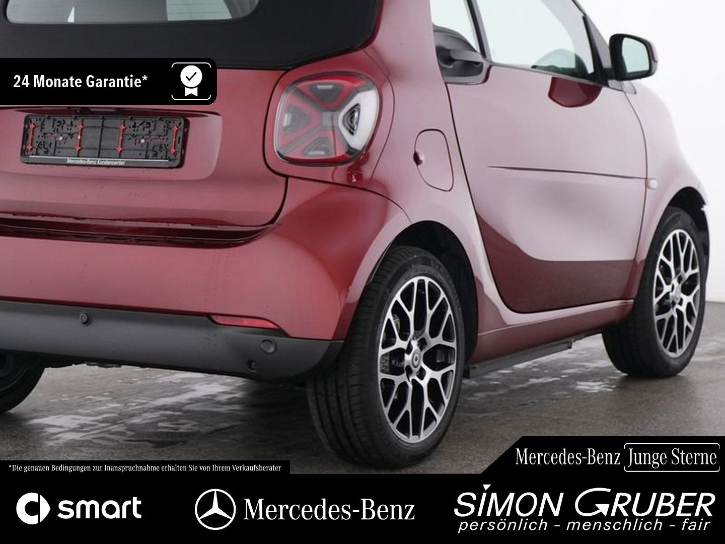 Fahrzeugabbildung Smart smart fortwo EQ Cabrio Excl. Leder Carbon 22KW