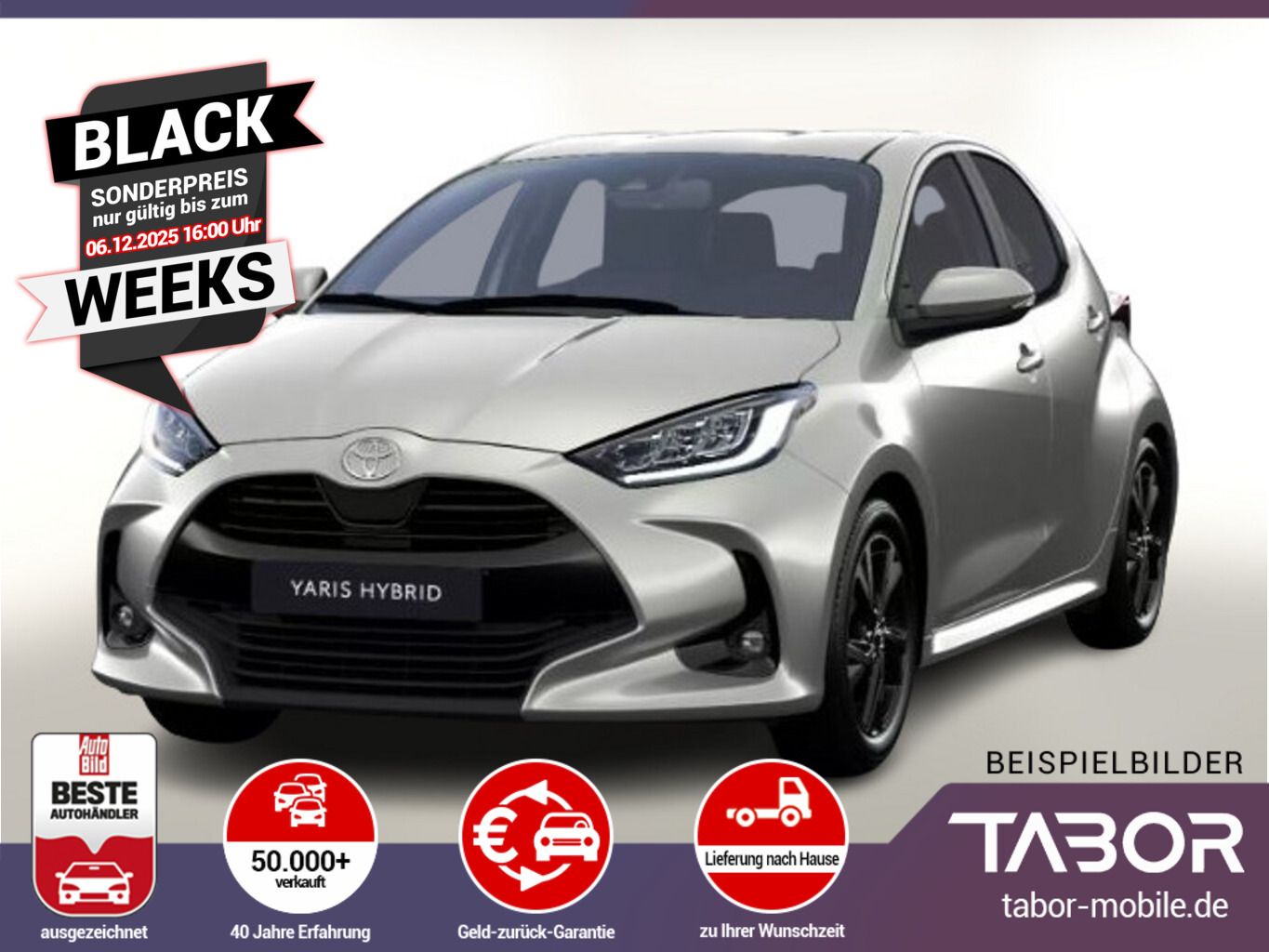 Toyota Yaris 1.5 Hybrid 116 CVT Teamplayer LED Kam SHZ