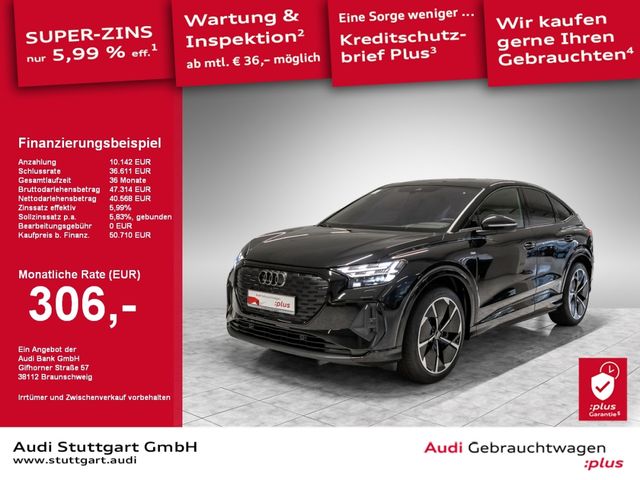 Audi Q4 Sportback e-tron S line 45 quattro HUD Matrix