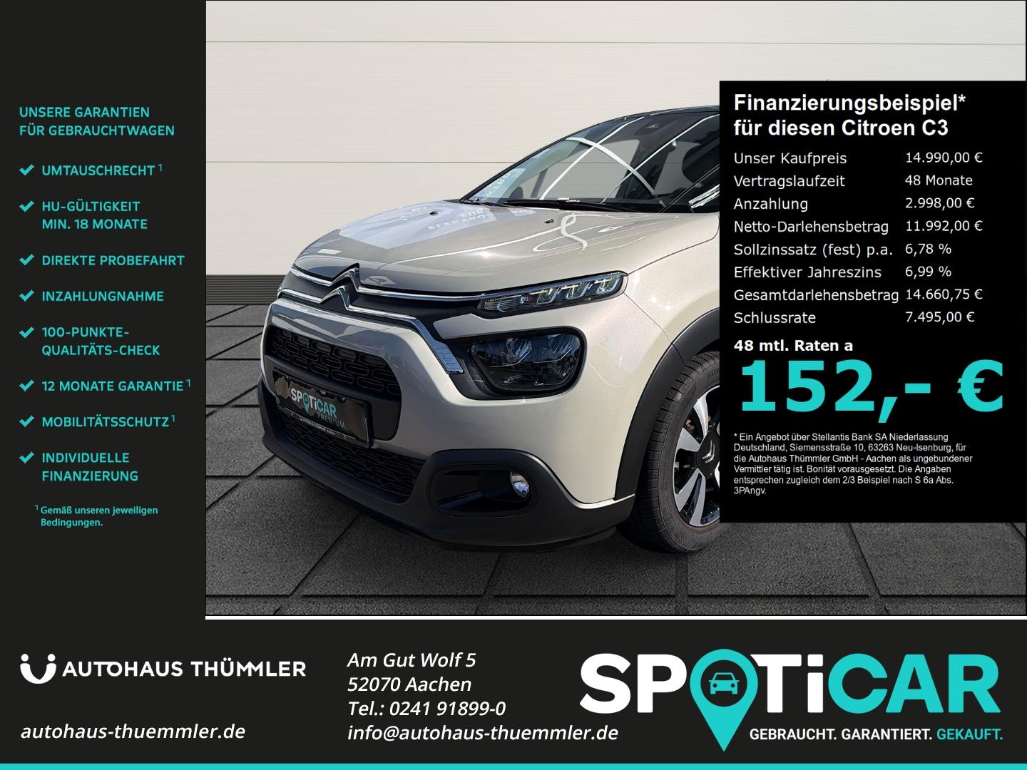 Citroën C3 Max LED Allwetterreifen Klimaautom DAB Spurha