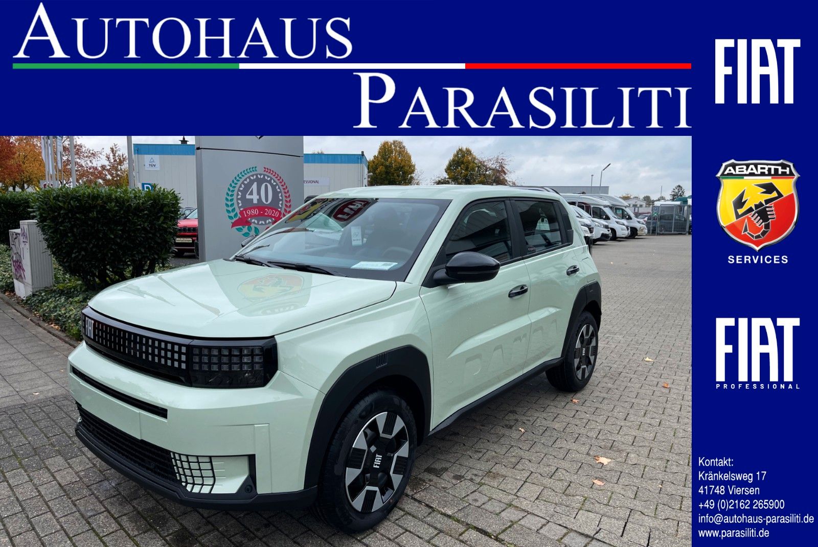 Fiat Grande Panda Hybrid Icon PDC Kamera