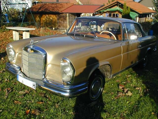 Mercedes-Benz 220SEb/C Traum in Gold W111 mit H-Kennzeichen