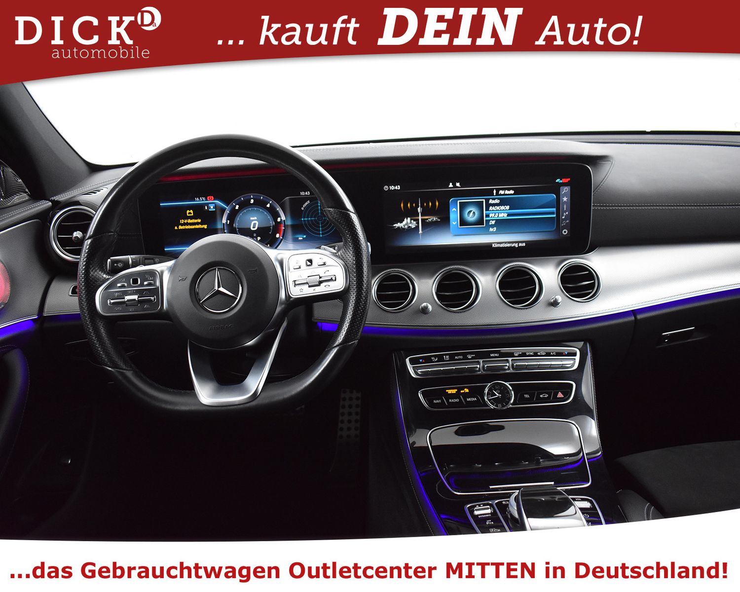MERCEDES-BENZ E400d T 4M 2X AMG Line NIGHT+PANO+WIDESC+KAM+20" - Image 14