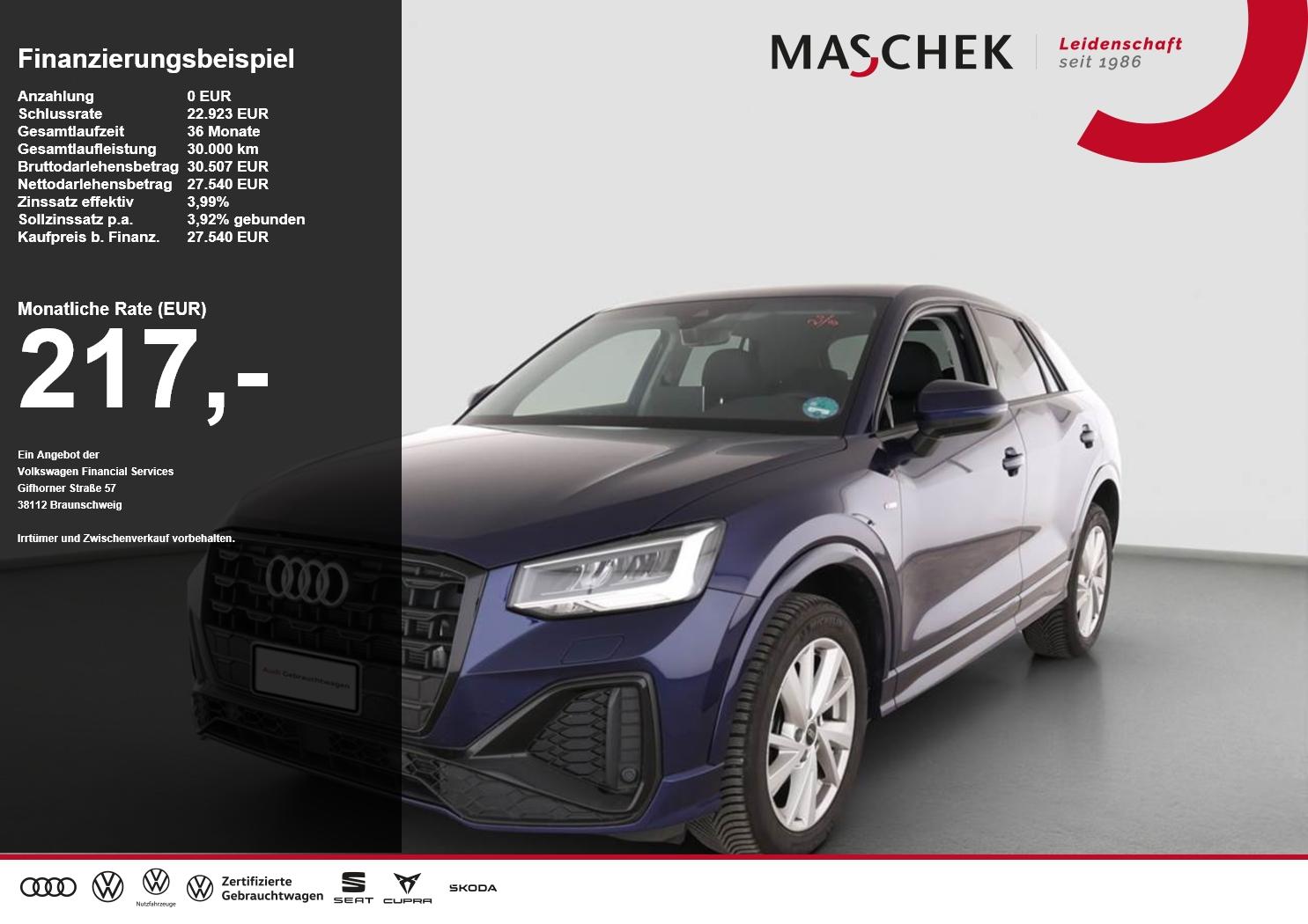 Audi Q2 S line 35 TFSI S tronic Black ACC Naviplus Si