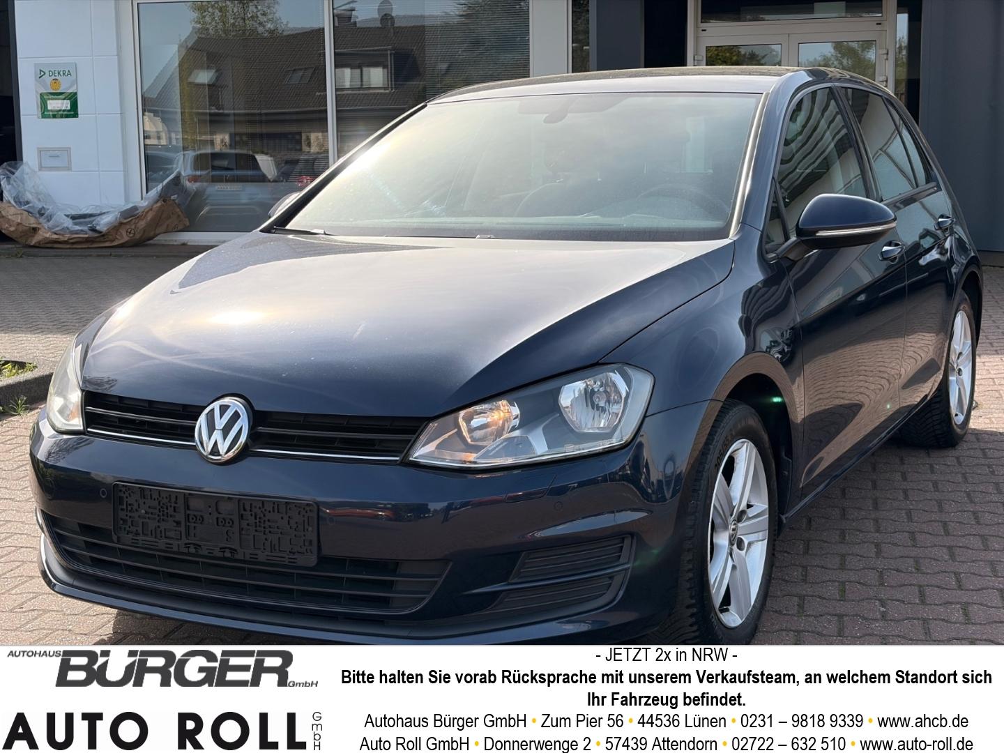 Volkswagen Golf VII Navi SitzHZG Tempomat Klimaauto PDC v+h