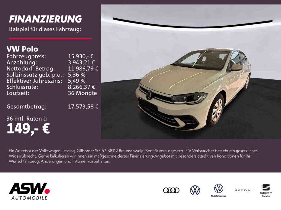 Volkswagen Polo Style 1.0TSI AHK Navi LED ACC Klima SHZ PDC