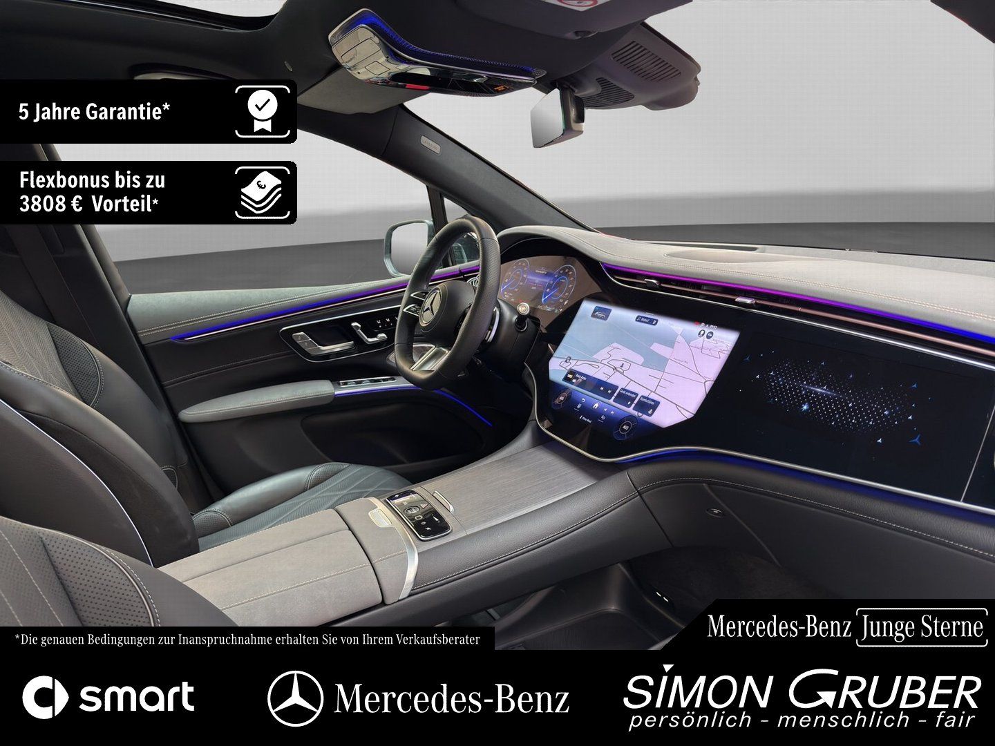Fahrzeugabbildung Mercedes-Benz EQS 580 4M SUV AMG Massage Sitzklima AHK Md 2026