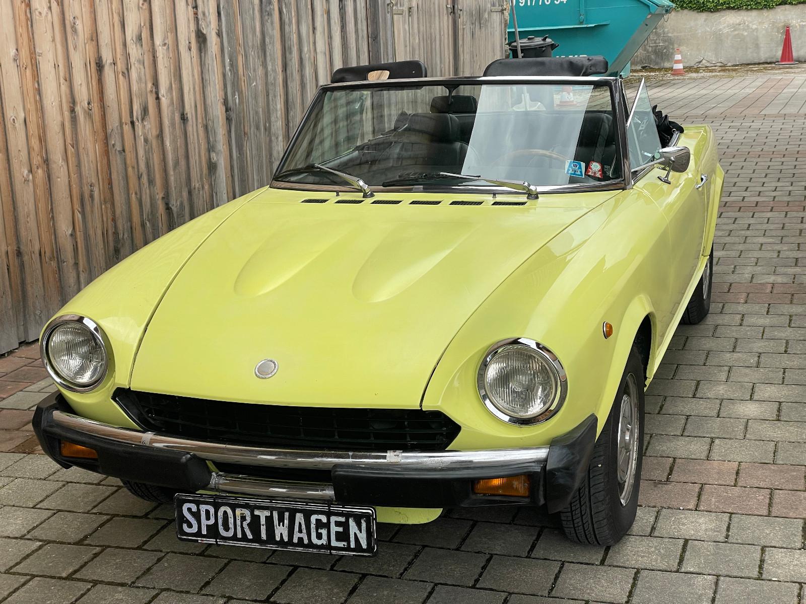 Fiat 124 Spider 1800,  CS1 H-Nummer