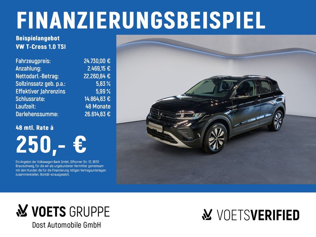 T-Cross 1.0 TSI Life KLIMA+NAVI+SHZ