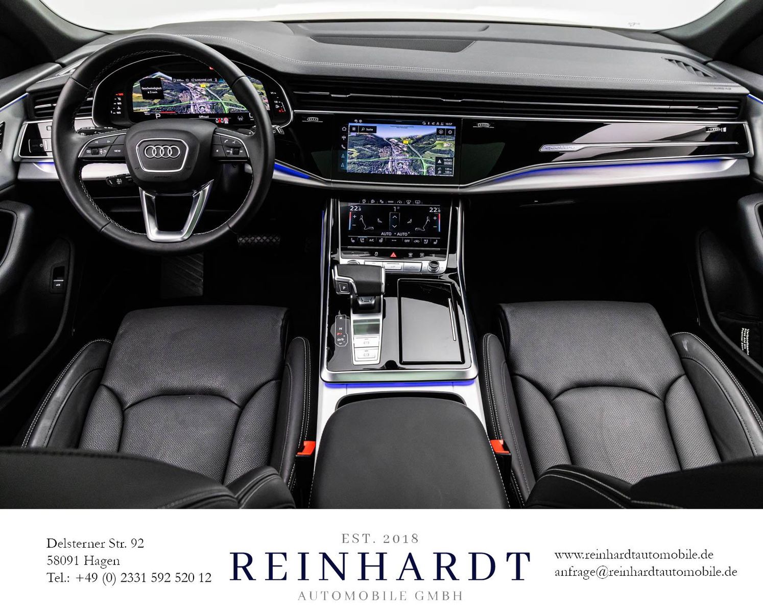 Audi Q8 55TFSi Q S LINE ACC/HuD/PANO/BELÜFT/B&O/360° foto 20