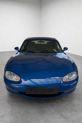 Mazda MX-5 10th Anniversary Top Zustand - mit Benzin-Antrieb: Blau, Teilleder, Cabrio