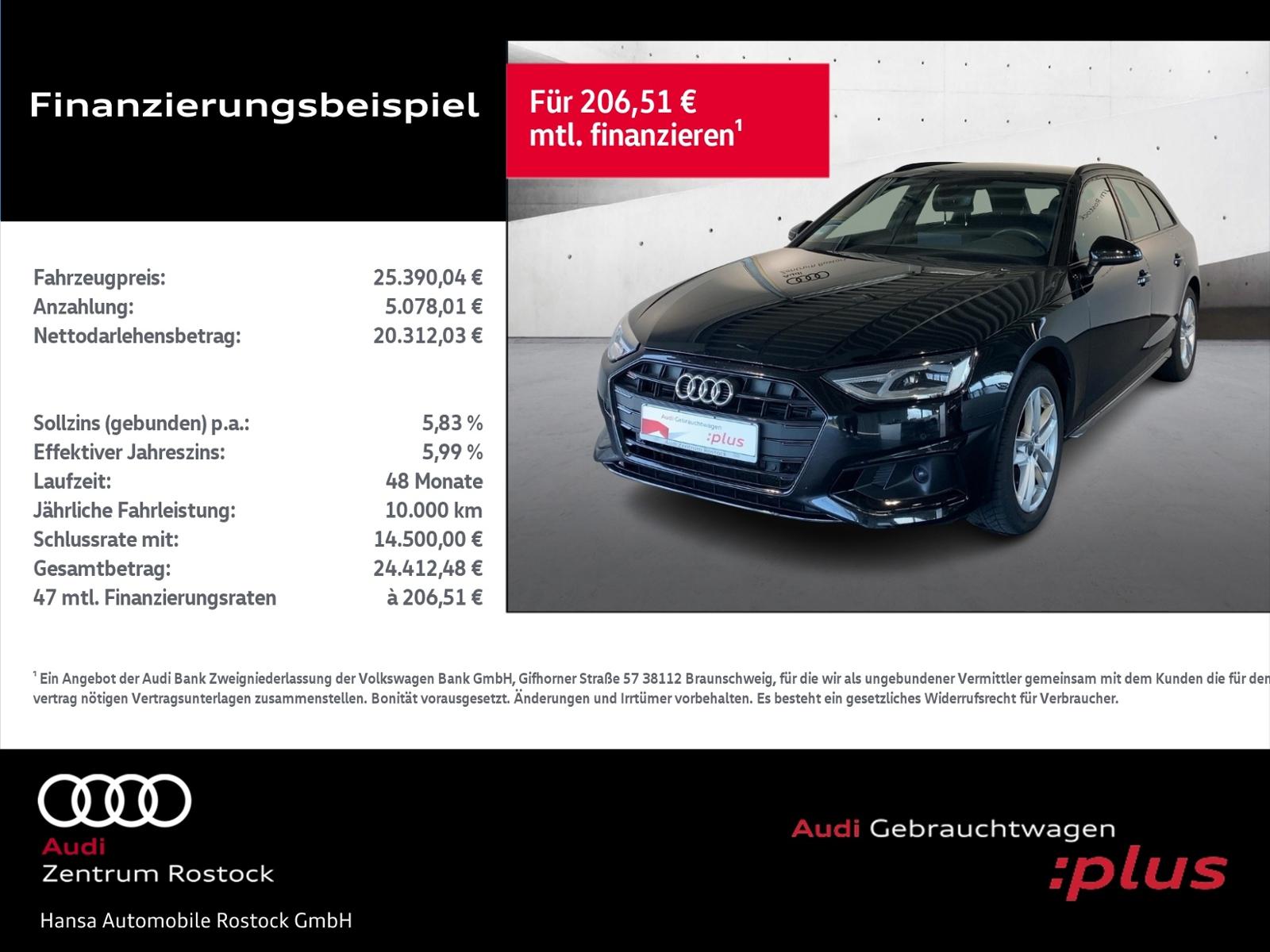 Audi A4 Avant 35 TDI S tronic+NAVI+LED+AMBIENTE+LEDER