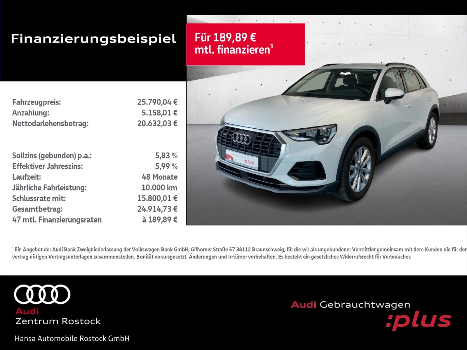 Audi Q3 40 TFSI QUATTRO S tronic+LED+KAMERA+APS PLUS+